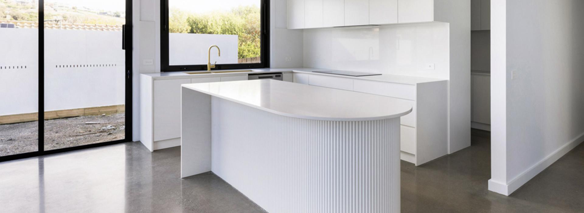 Custom kitchen cabinetry by Cambridge Cabinets for Newtown home